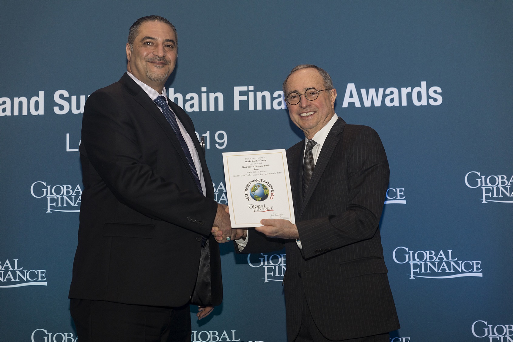 The Iraqi Trade Bank is awarded the best commercial bank in Iraq for 2019 Best-Trade-Finance-Bank-in-Iraq-by-GlobalFinance2019_00